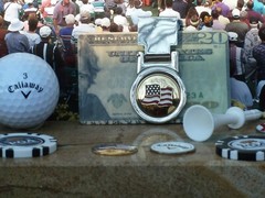 American Flag Cloisonne Spring Loaded Money Clip – Bright Silver Nickel