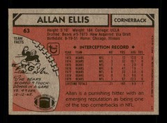 1980 Topps #63 Allan Ellis NM/NM+ X2200493