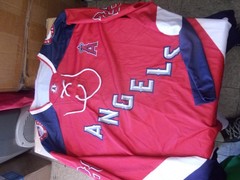 Los Angeles Angels of Anaheim #26 Long Sleeve tie up Hockey Jersey 2XL 2026 SGA