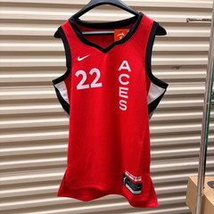 Nike Las Vegas Aces A&rsquo;ja Wilson 2024 Rebel EditionWNBA Victory Jersey