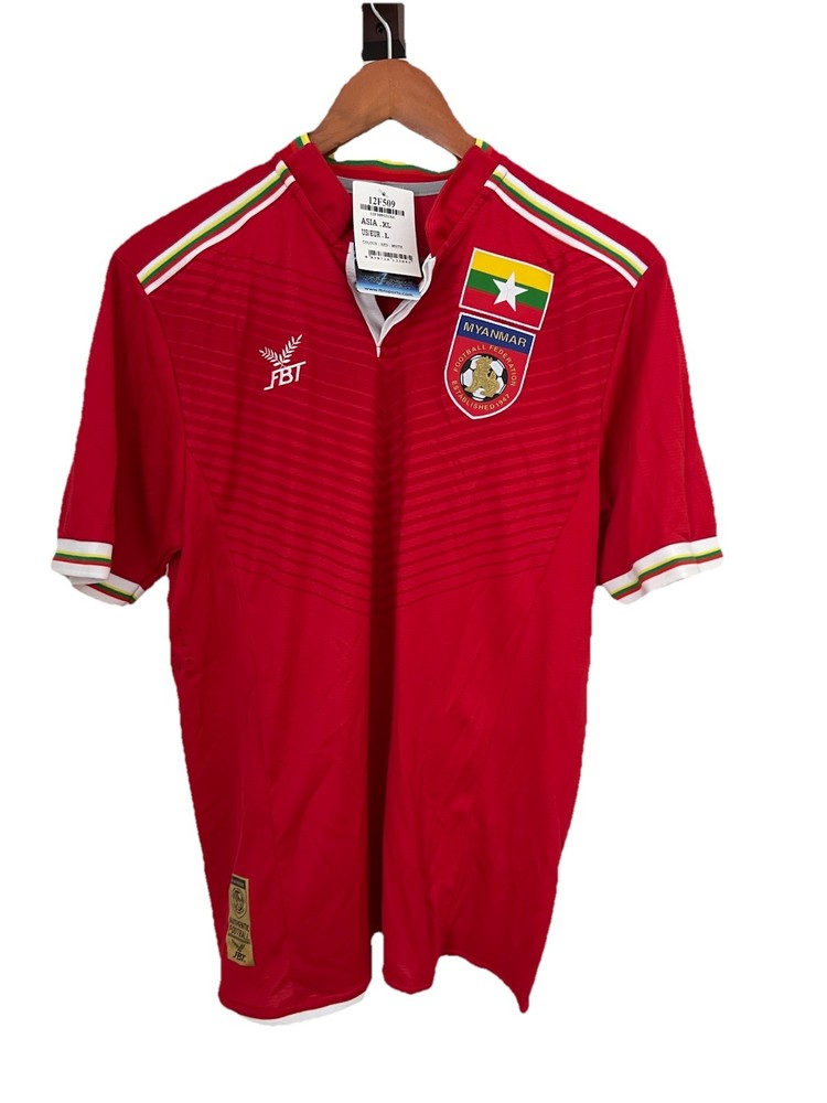 RARE Ookay DJ Custom Myanmar Football Jersey FBT #10 EDM Merch XL/L #0284