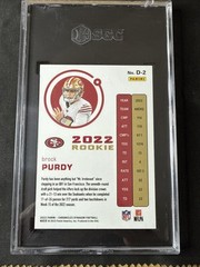 2022 Panini Chronicles #D-2 Brock Purdy (RC) Dynagon Rookies SGC 10 GM GEM MINT