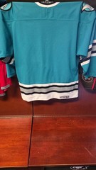 CCM San Jose Sharks NHL Hockey Jersey Teal/Black/White Unisex Adult L Canada