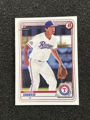 2020 Bowman Draft 1st Rookie #BD-167 QTY RC Thomas Saggese Rangers Cardinals