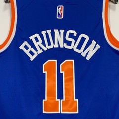 Jalen Brunson #11 Jersey stitched lettering, casual, blue SIZE S-2XL