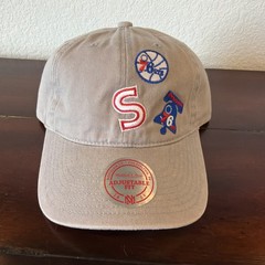 NWOT Philadelphia 76ers Mitchell And Ness Adjustable Strap back Hat