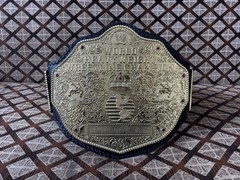 BIG GOLD World Heavyweight Championship Belt 2mm Brass Adult Size