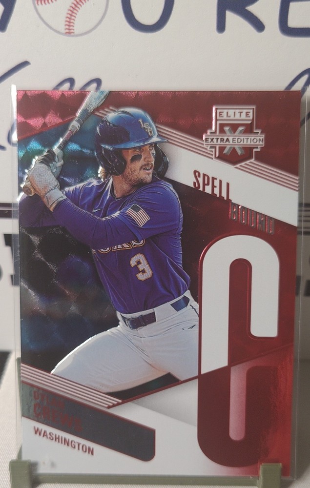 2023 Panini Elite Extra Edition – Spellbound Dylan Crews #SP-7 (RC)