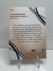 2026 Topps Series 2 – Glove Work Cal Ripken #GW-14