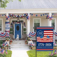 250th Anniversary America Garden Flag, 250 12×18 inches, Blue, 12 » x 18 »