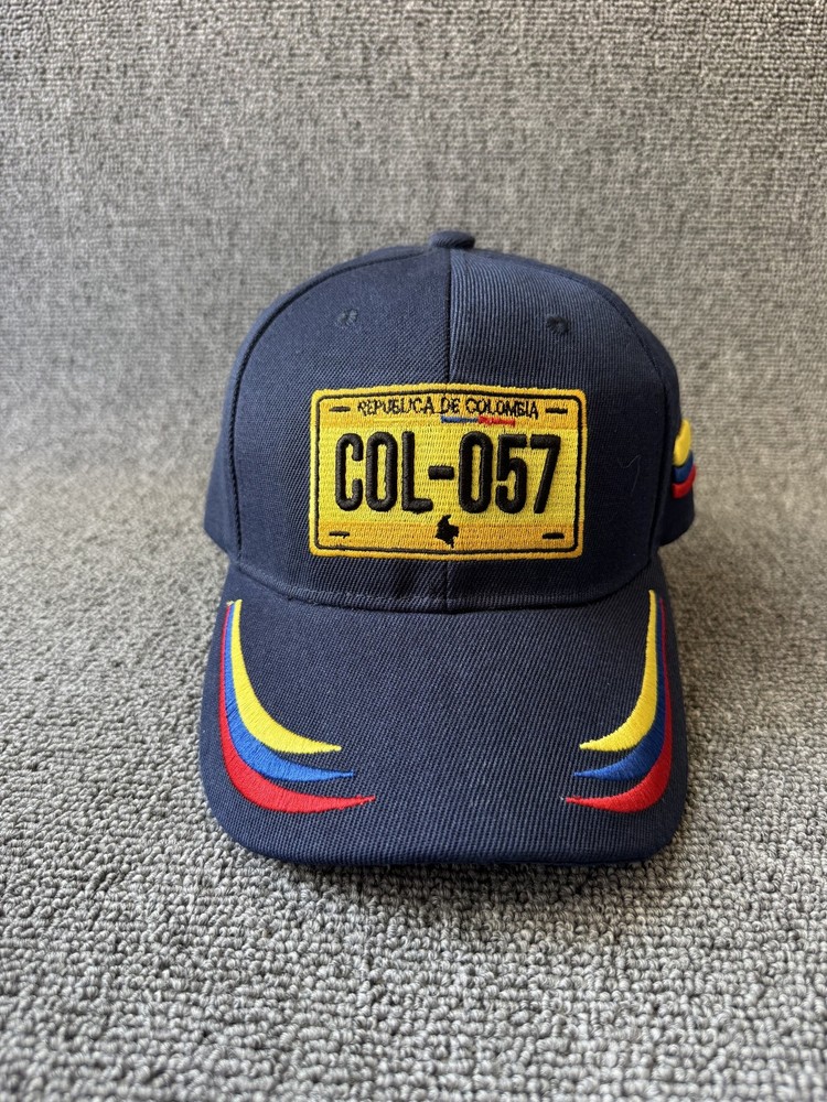Original Colombia Baseball Cap Strapback Navy Blue One Size Patriotic Travel