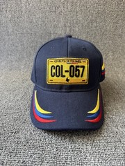 Original Colombia Baseball Cap Strapback Navy Blue One Size Patriotic Travel