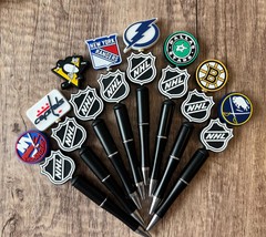 Handmade beaded pens. Hockey. Collect, gifts, gift basket filler, party