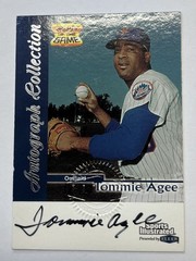 1999 Fleer Sports Illustrated Greats of the Game Tommie Agee Autograph #25