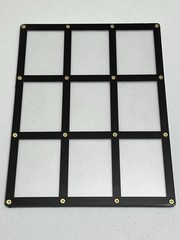 (10) Ultra Pro 9-Card Black Border Screwdown Holder Display Case – LIGHTLY USED
