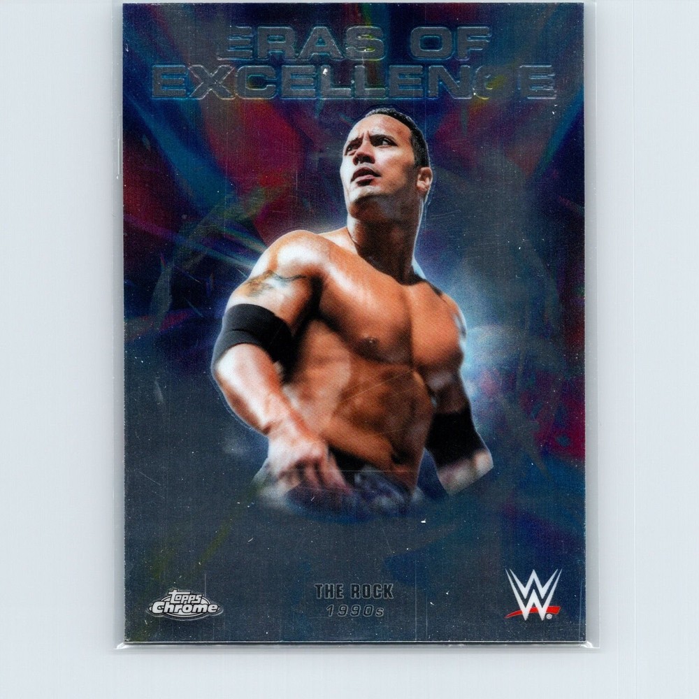 2026 Topps Chrome WWE – The Rock Eras of Excellence ERA-12