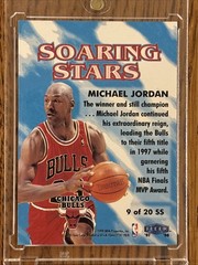 1997-98 Fleer Michael Jordan Soaring Stars ERROR SUPER RARE L👀K