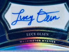 2025 WNBA Select Signatures AUTO Silver Prizm 🏀 LUCY OLSEN RC SG-LO Mystics 🔥
