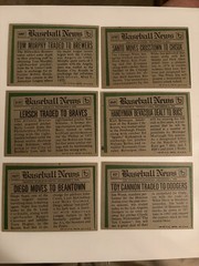 Vintage 1974 Topps Traded Baseball Card Lot of 6 VG/EX