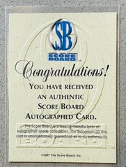 1997 Score Board Basketball Charles Smith Rookie Lobos Heat Red Foil Card Auto