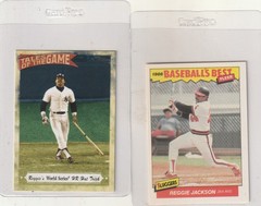 2- REGGIE JACKSON BASE/INSERT NM/MT INV. 1,930