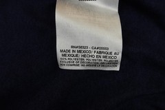 Gonzaga Bulldogs Basketball Nike Dri Fit Mens Large Athletic Cut Navy Blue Tee