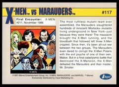 1991 Impel Marvel Universe XMen vs Marauders #117