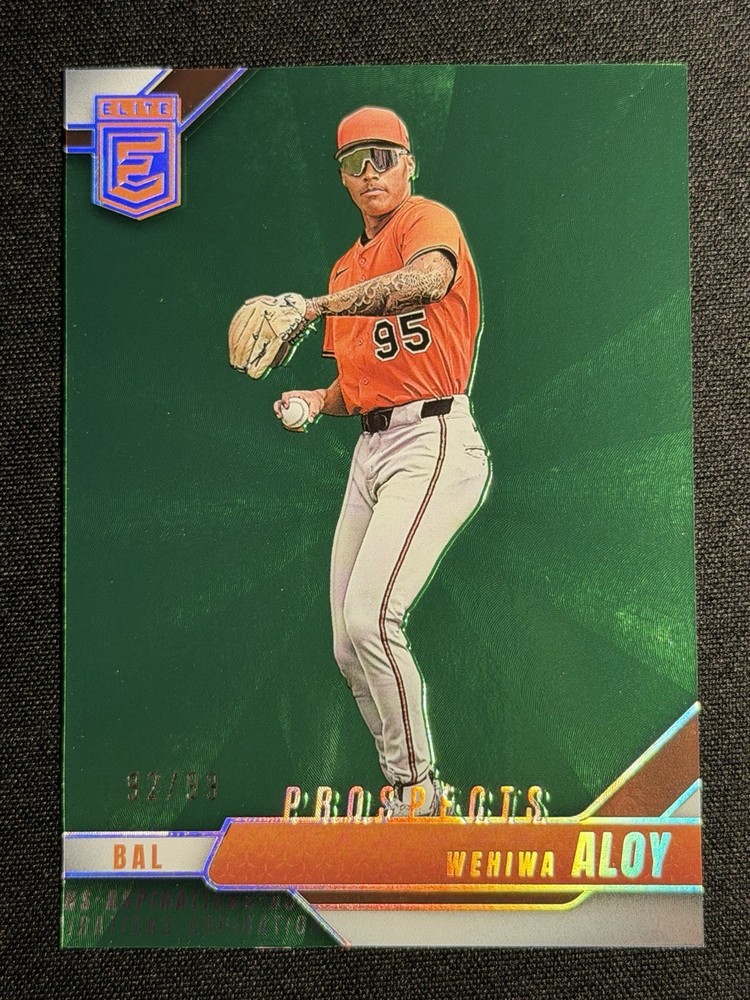 2026 Panini Donruss Elite Baseball WEHIWA ALOY Aspirations /99 Prospect No. 129