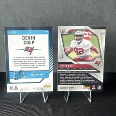 Devin Culp 2-Card Lot Panini Prizm Optic Tampa Bay Buccaneers NFL