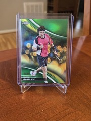 2025 Topps Chrome Tennis Andrey Rublev Green Refractor /99