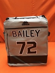 Mascot Bailey #72 LA Kings Jersey Insulated Zipped Lunch Bag Color: Gray New!