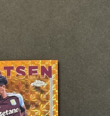 2024-25 Topps Chrome UEFA #CA-IM Ian Maatsen Orange Geometric Refractor Auto /25