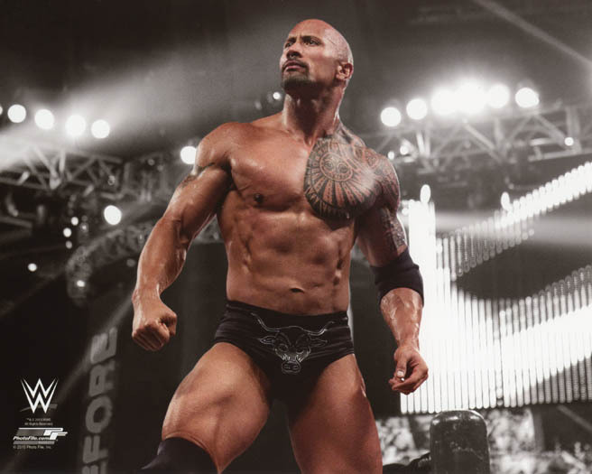 Pro Wrestler THE ROCK Glossy 8×10 Photo WWF Print WWE Poster Dwayne Johnson