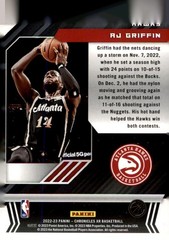 AJ Griffin 2022-23 Panini Chronicles #282 Orange SN,RC #/75