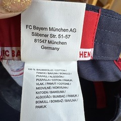 FC Bayern Munchen Vintage Soccer Hat Navy And Red Adjustable