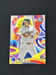 2025 Bowman Chrome NICK KURTZ Melt Mashers RC #MM-25 Oakland Athletics