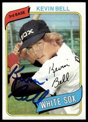 Kevin Bell Chicago White Sox 1980 Topps #379 Auto Autographed Signed Card