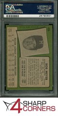 1971 TOPPS #456 BOB MEYER BREWERS PSA 7