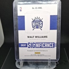 Panini NBA Hoops 2021-22 Walt Williams Great Significance Auto Kings #GS-WWL