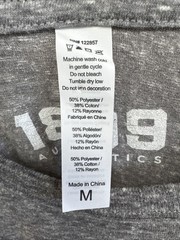 Miami Of Ohio RedHawks 1809 Authentic’s Short Sleeve Shirt Men’s Medium Gray