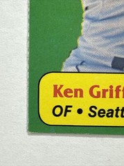 1990 Fleer Soaring Stars #6 ~ Ken Griffey Jr ~ Short Print SP ~ 🎟️RARE🎟️