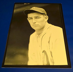 Vintage Black & White Philadelphia Athletics Baseball Player Photo Of Doc Cramer