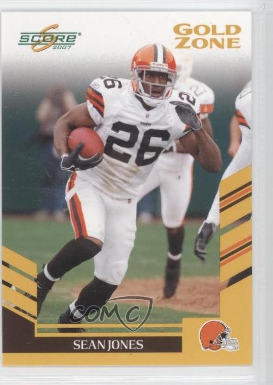 2007 Score Gold Zone 314/600 Sean Jones #201 a8s