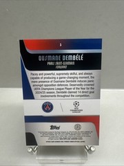 2025-26 Topps Chrome UCC #3 Ousmane Dembele /275 Yellow 💎 Refractor PSG FRANCE