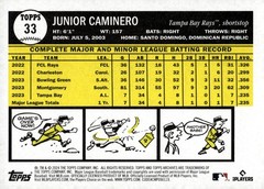 2024 Topps Archives #33 Junior Caminero RC