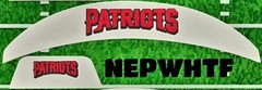 New England Patriots 3D Front & Back SpeedFlex Bumpers