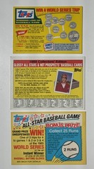 MLB 1980s Promo Cards lot of 5 Topps Baseball promos