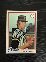 Pirates Jim Rooker Signed 1978 Topps AUTO