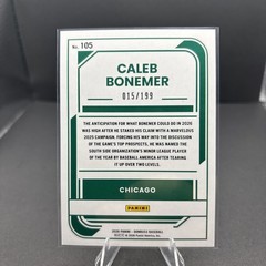 2026 Donruss Caleb Bonemer Rated Prospect Green /199 #105 White Sox