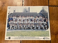 1977 LYNCHBURG METS MINOR LEAGUE UNSIGNED 10 X 8 TEAM PHOTO CARD